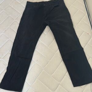 Levi's Black Straight Jeans Workwear fit